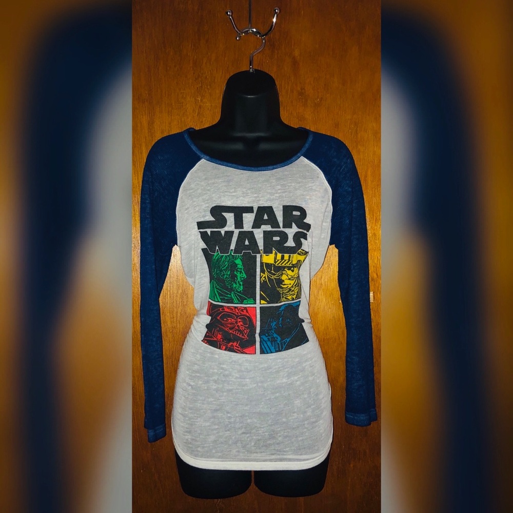 Sheer Star Wars baseball tee